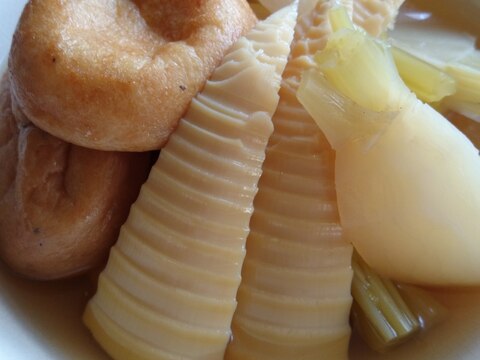 カブと竹の子の煮物♪